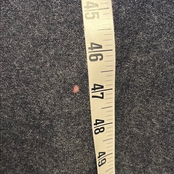 Moth Anthropologie Grey 100% Wool Poncho Hoodie - Picture 8 of 8